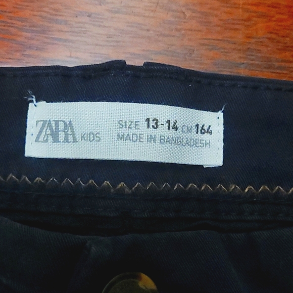 NWT Zara Slim fit Chino pants in KIDS size 13/14 - Picture 6 of 11